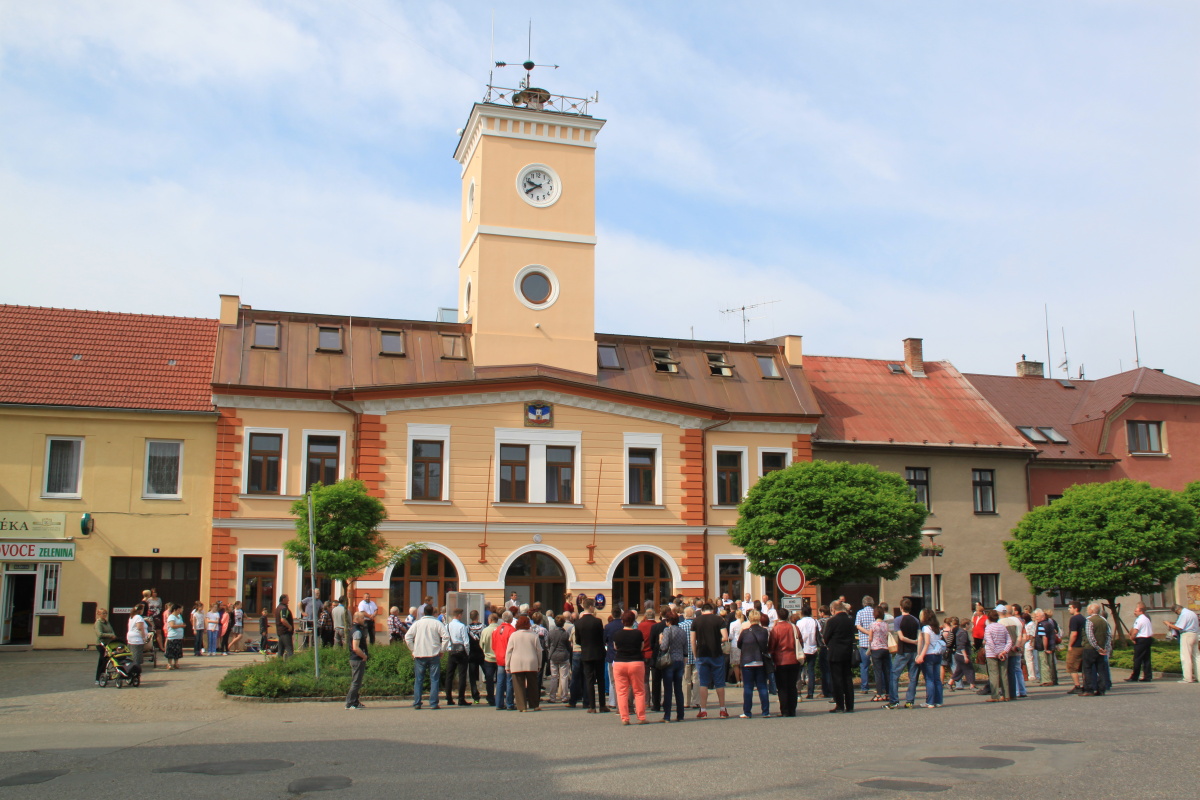Radnice před nastěhováním, květen 2016