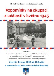 Vzpomínky na květnové události 1945 v Dolním Bousově