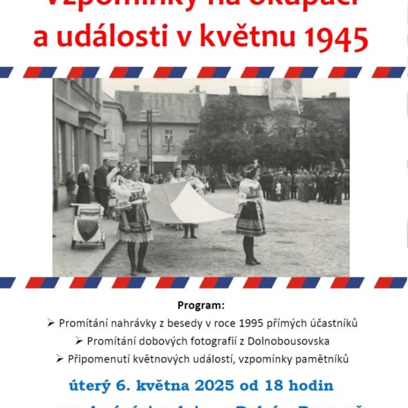 vzpomínky na květen 1945